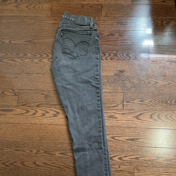 710 Super Skinny Black Jeans 29 - Picture 2 of 5